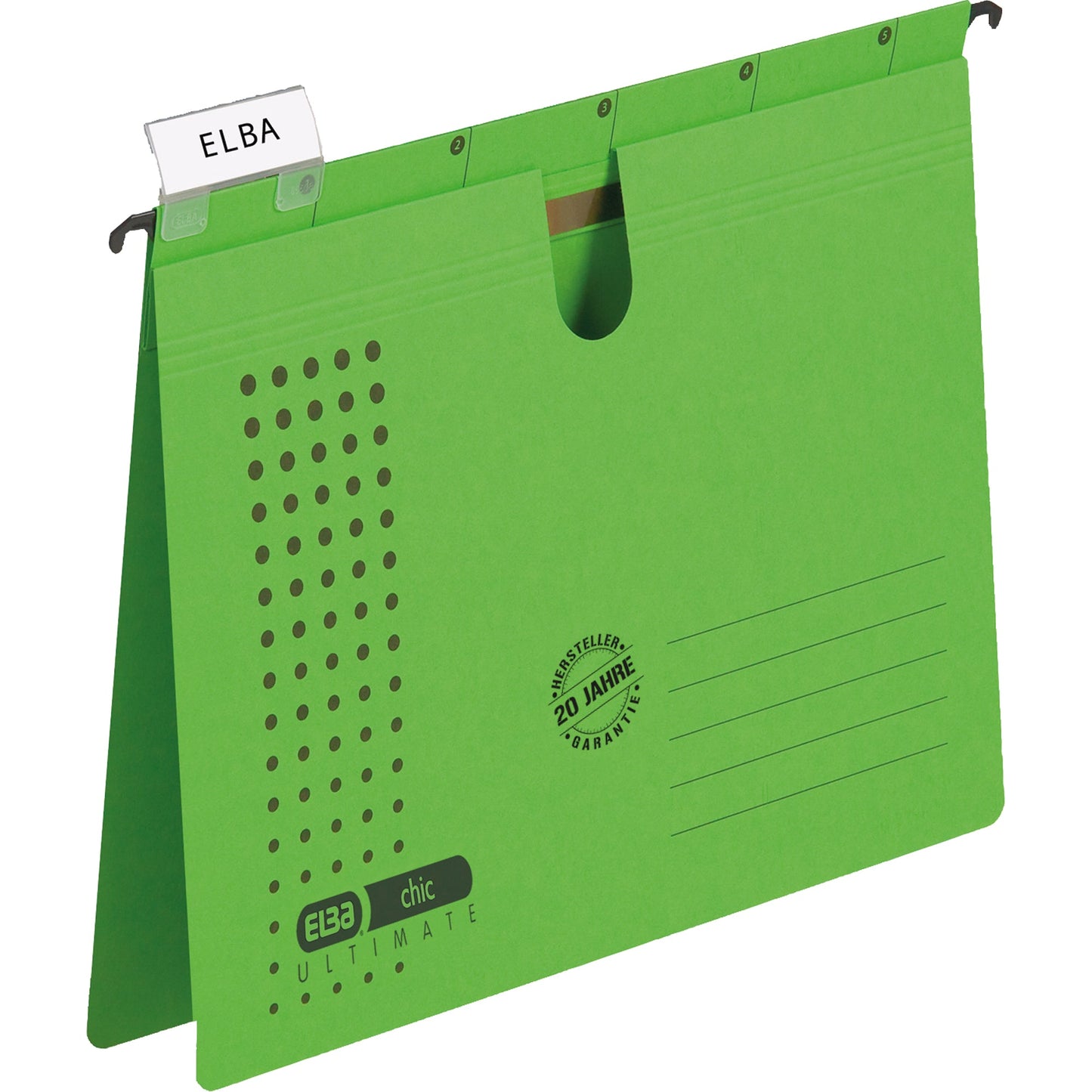 ELBA Hängehefter chic® ULTIMATE® DIN A4 240g/m² Karton grün
