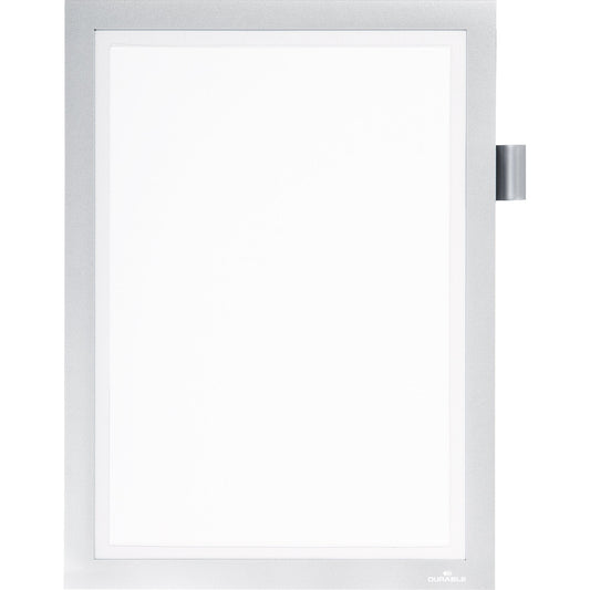 DURABLE Magnetrahmen DURAFRAME® NOTE DIN A4 silber metallic