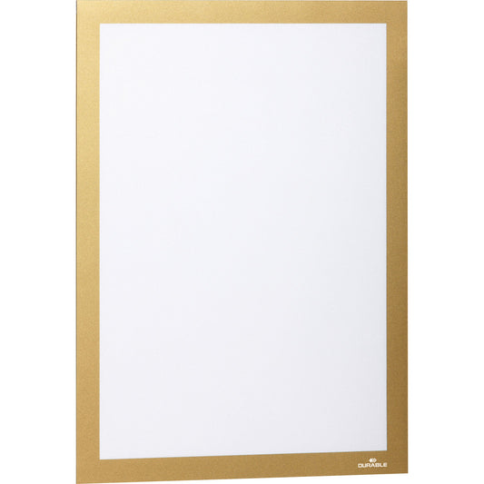 DURABLE Magnetrahmen DURAFRAME® DIN A4 Polypropylen/PVC gold 2 St./Pack.