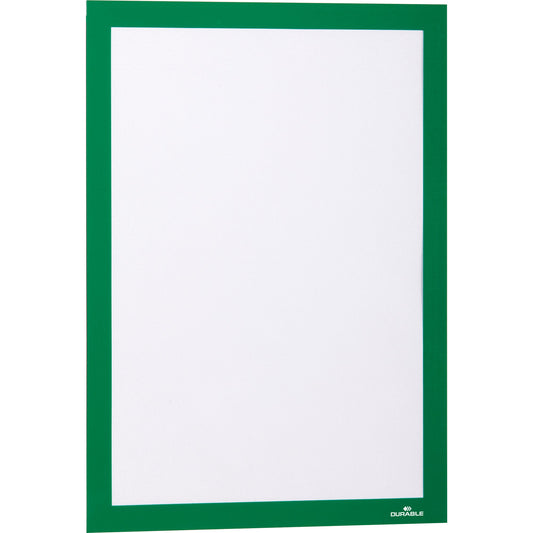 DURABLE Magnetrahmen DURAFRAME® DIN A4 Polypropylen/PVC grün 2 St./Pack.