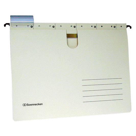 Soennecken Hängehefter DIN A4 220g/m² Recyclingkarton chamois 25 St./Pack.
