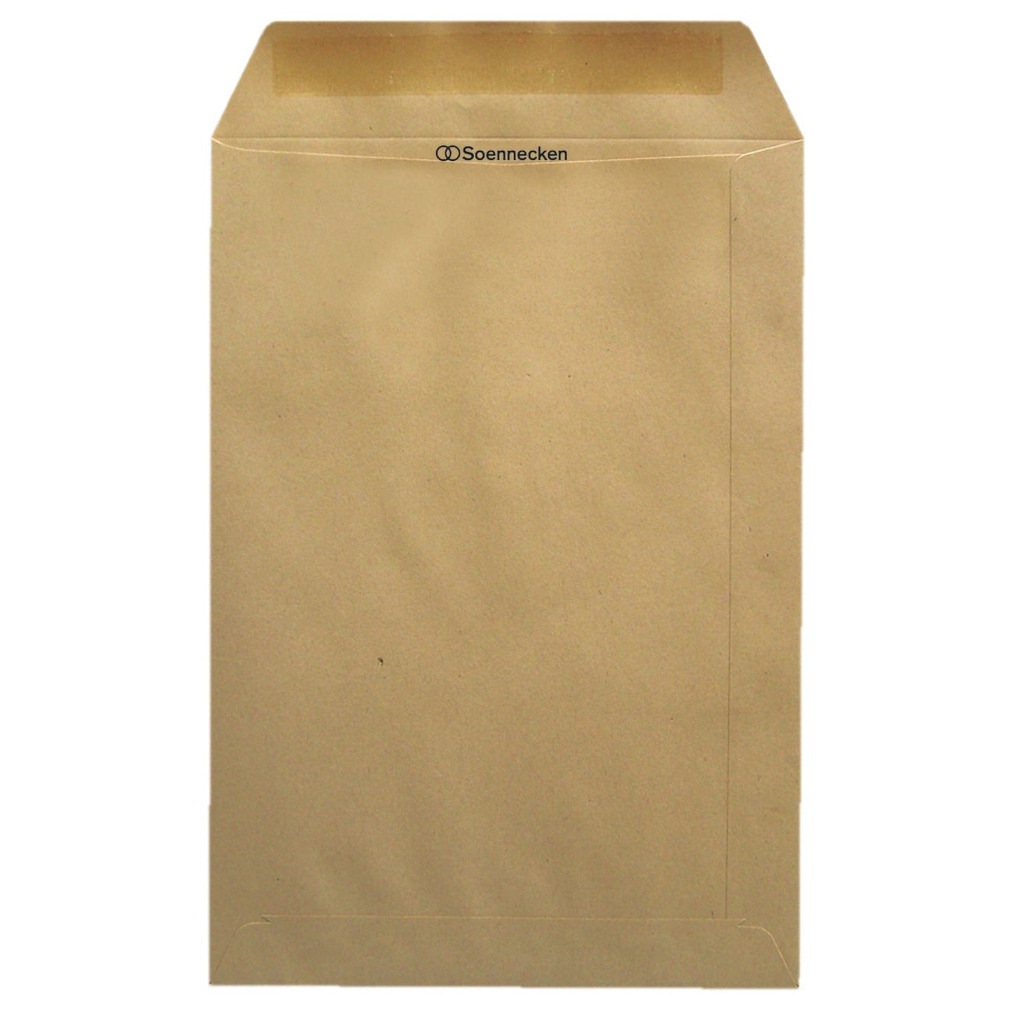 Soennecken Versandtasche DIN B4 250 x 353 mm (B x H) mit gummierter Klappe ohne Fenster 110g/m² natronbraun 10 St./Pack.