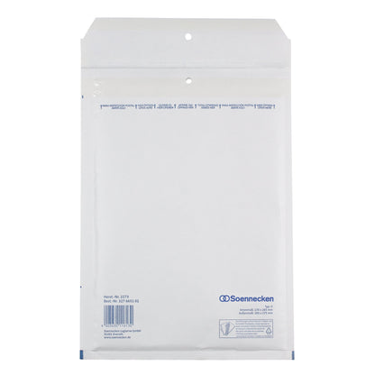 Soennecken Luftpolstertasche D/1 mit Haftklebung Kraftpapier weiß 5 St./Pack.