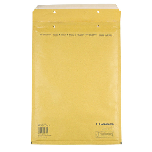 Soennecken Luftpolstertasche G/4 mit Haftklebung Kraftpapier natronbraun 100 St./Pack.
