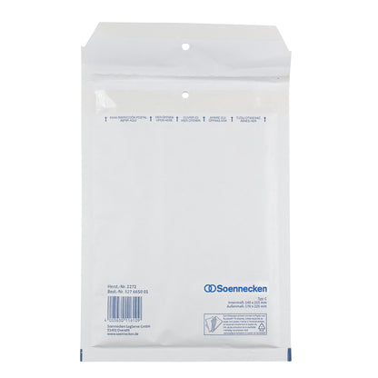 Soennecken Luftpolstertasche C/0 mit Haftklebung Kraftpapier weiß 5 St./Pack.