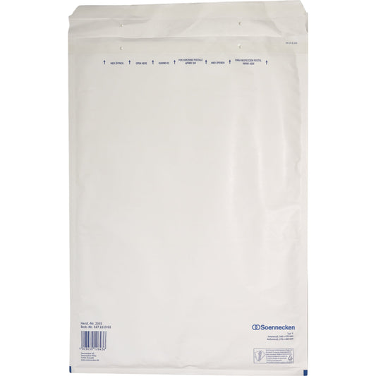 Soennecken Luftpolstertasche K/7 mit Haftklebung Kraftpapier weiß 50 St./Pack.