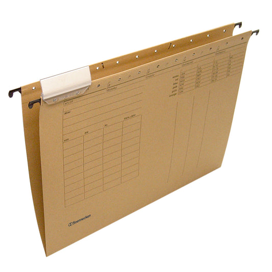 Soennecken Hängemappe DIN A4 230g/m² Natronkarton natronbraun 25 St./Pack.