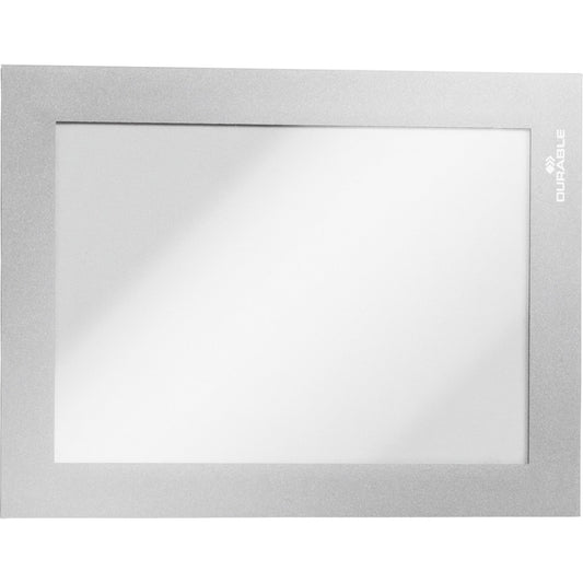 DURABLE Magnetrahmen DURAFRAME® DIN A6 silber 2 St./Pack.