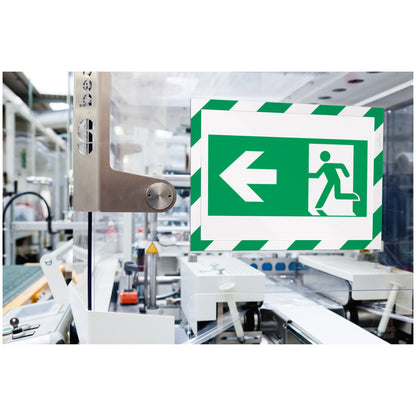 DURABLE Magnetrahmen DURAFRAME® SECURITY DIN A4 PVC-P/Polypropylen/Polyethylen grün/weiß 2 St./Pack.