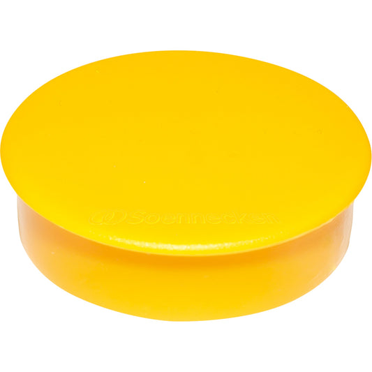 Soennecken Magnet 32mm 0,8kg gelb 10 St./Pack.