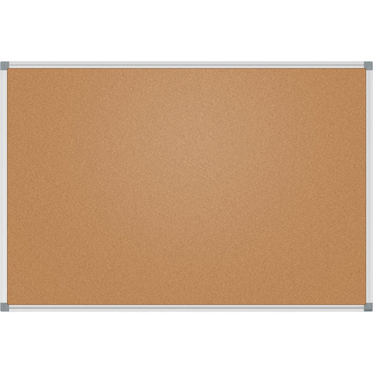 MAUL Pinnwand MAULstandard 150 x 100 cm (B x H) Maße der Oberfläche: 146,7 x 96,7 cm (B x H) Kork Material des Rahmens: Aluminium braun
