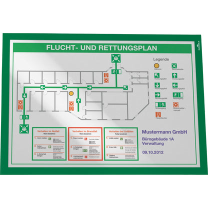 DURABLE Magnetrahmen DURAFRAME® DIN A3 Kunststoff grün 2 St./Pack.