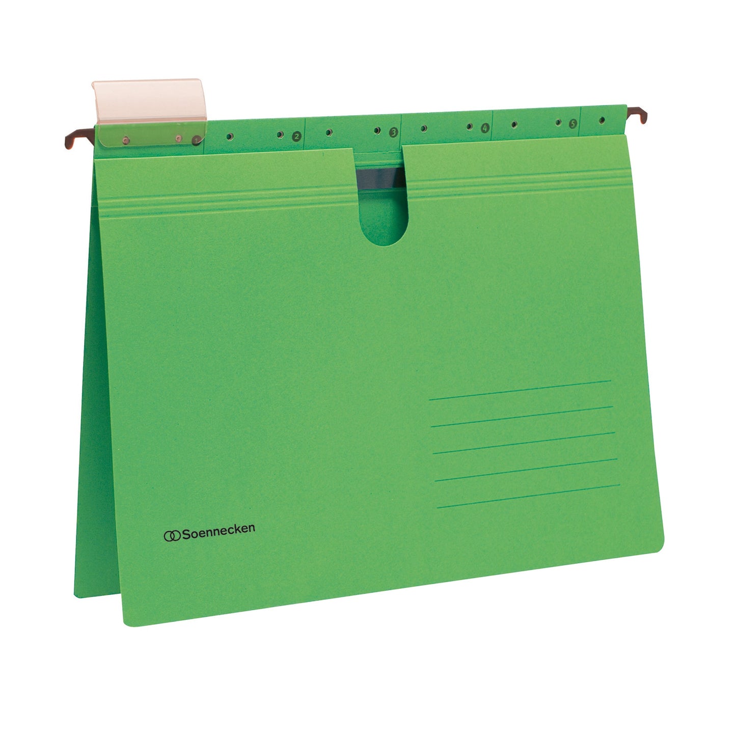Soennecken Hängehefter DIN A4 220g/m² Recyclingkarton grün 25 St./Pack.