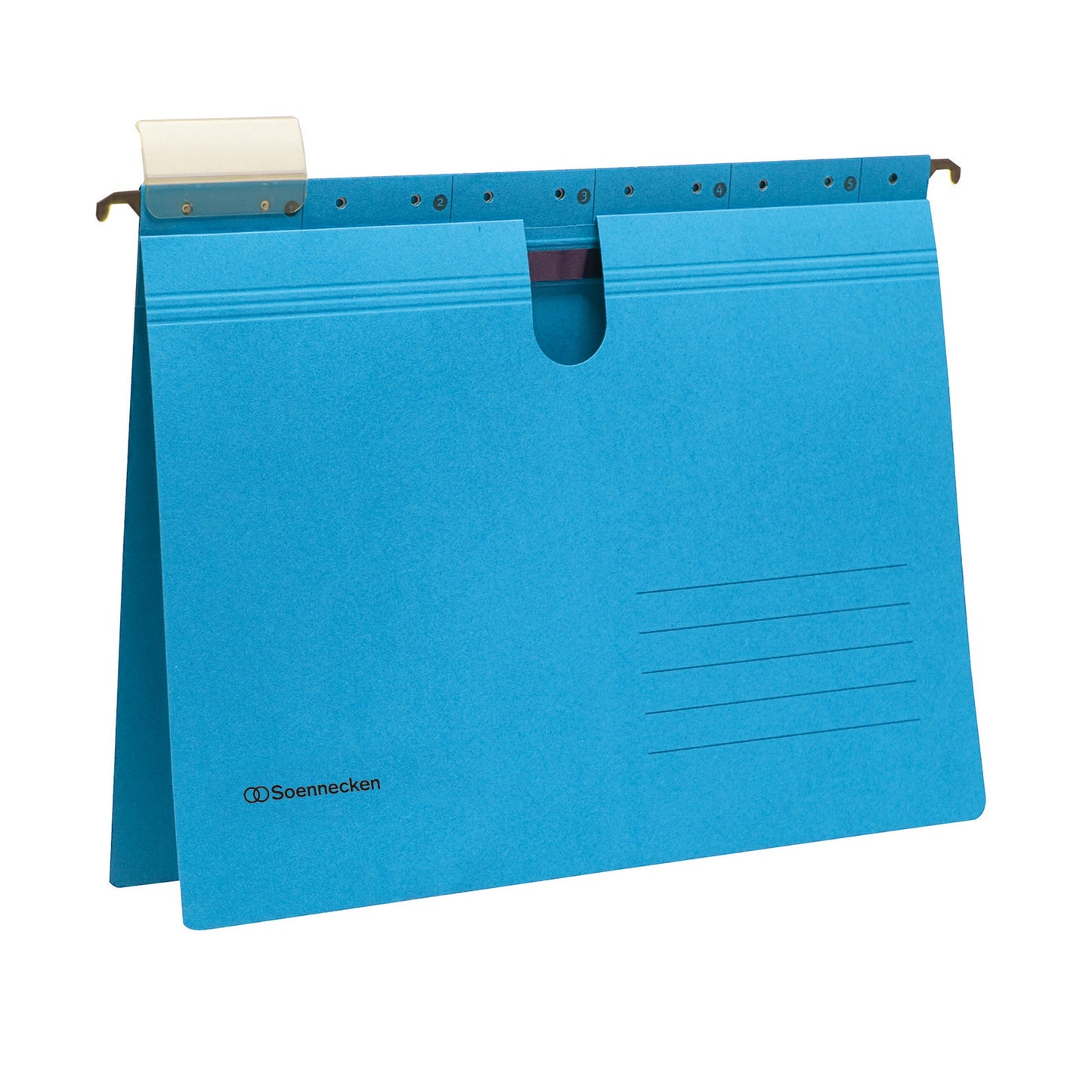 Soennecken Hängehefter DIN A4 220g/m² Recyclingkarton blau 25 St./Pack.