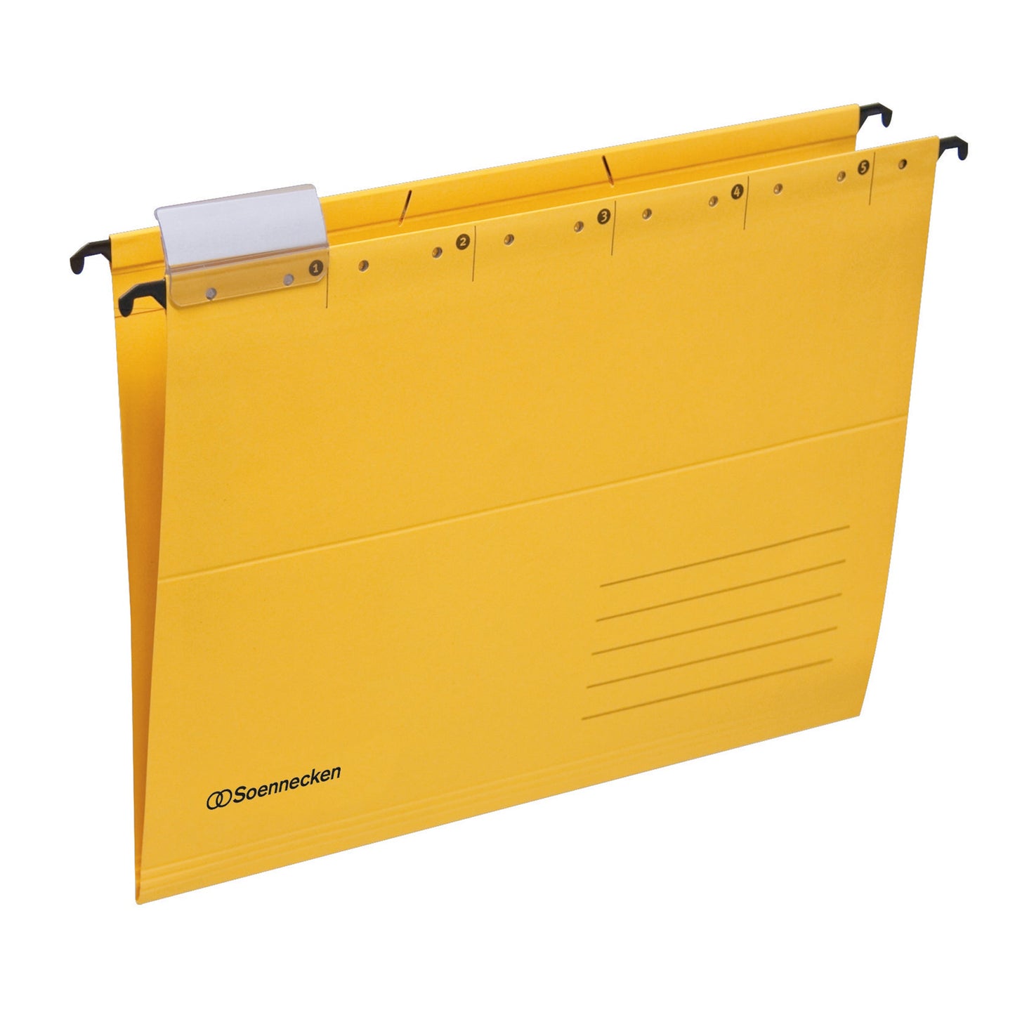 Soennecken Hängemappe DIN A4 220g/m² Recyclingkarton gelb 25 St./Pack.