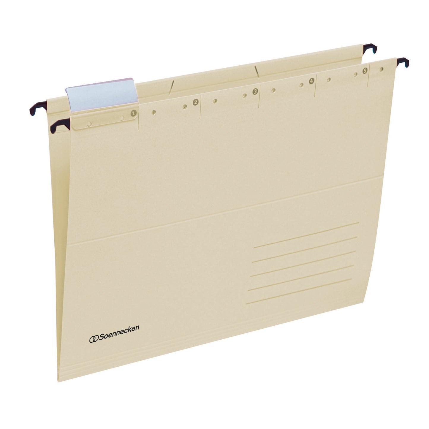 Soennecken Hängemappe DIN A4 220g/m² Recyclingkarton chamois 25 St./Pack.