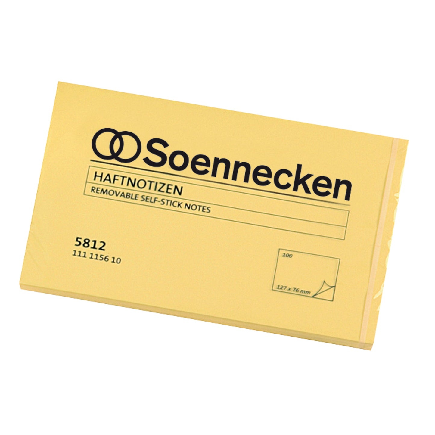 Soennecken Haftnotiz 125 x 75 mm (B x H) gelb 100 Bl.