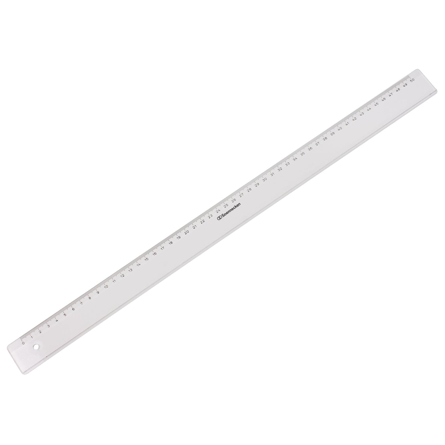 Soennecken Lineal 50cm Polystyrol transparent
