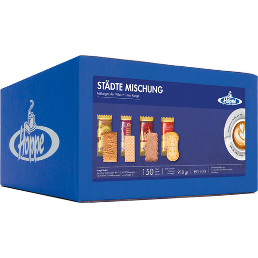 Hoppe Gebäckmischung Städte Mischung 150 x 6 g/Pack.