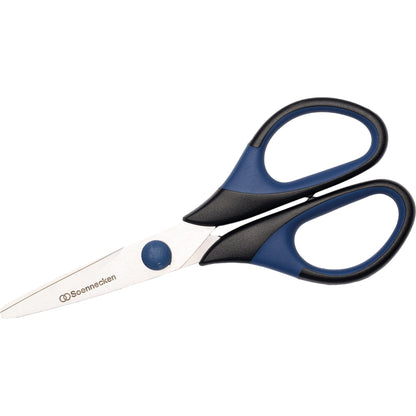 Soennecken Universalschere 140mm Rechtshänder Edelstahl blau/schwarz