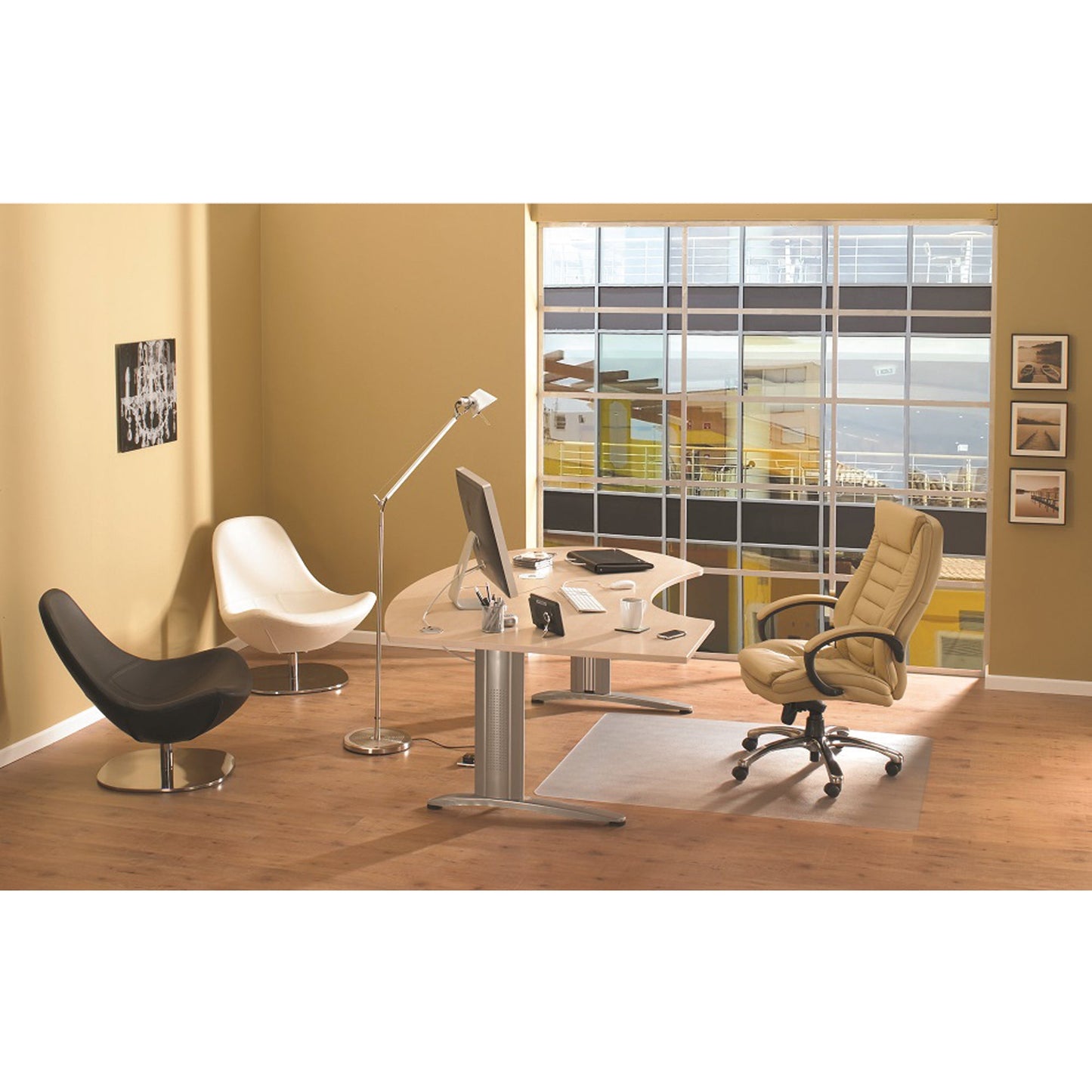 Cleartex Bodenschutzmatte advantagemat® 116 x 150 cm (B x T) Vinyl transparent