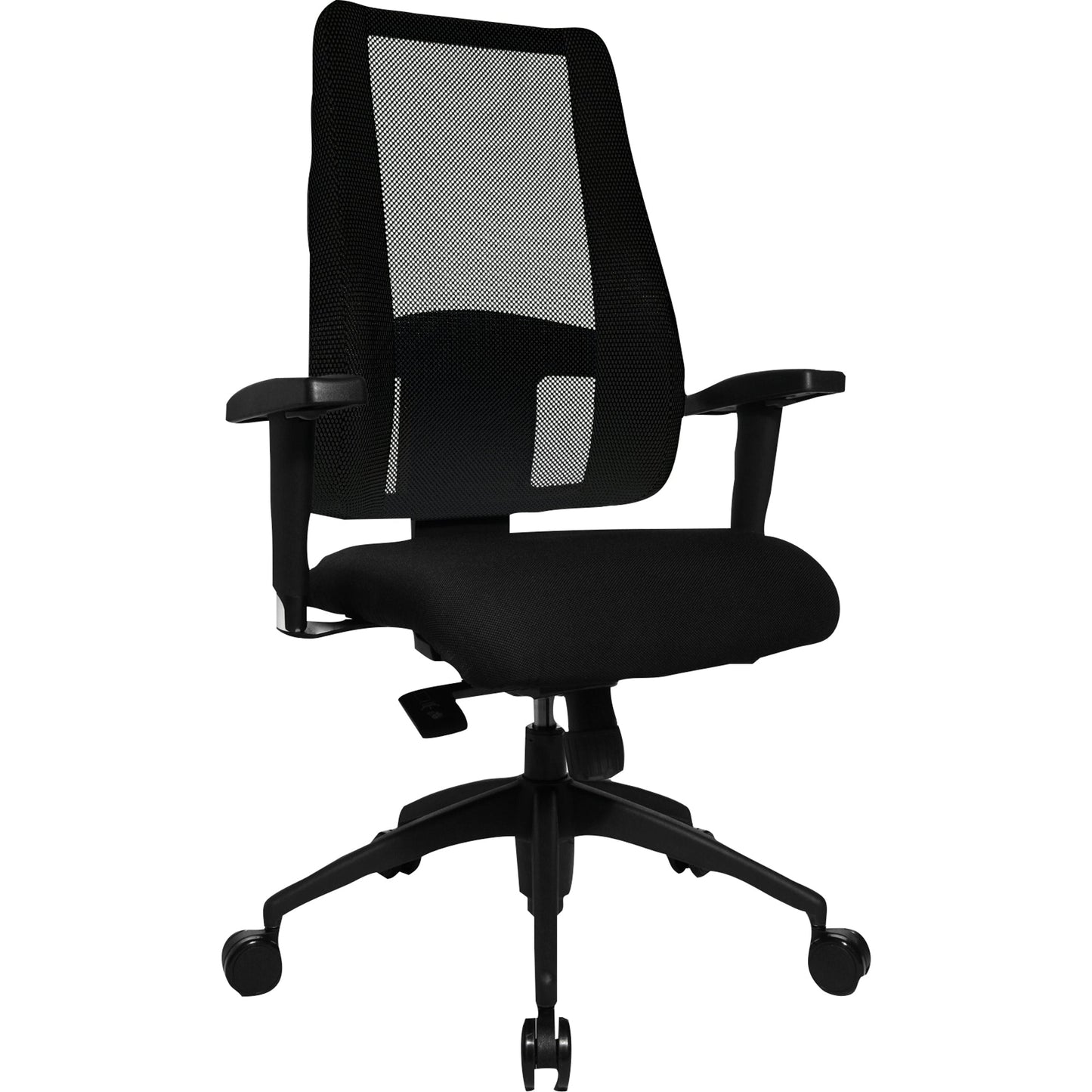 TOPSTAR Bürodrehstuhl Lady Sitness® Deluxe 41-50cm Synchronmechanik Rolle hart gebremst (für Teppichboden) Polyamid