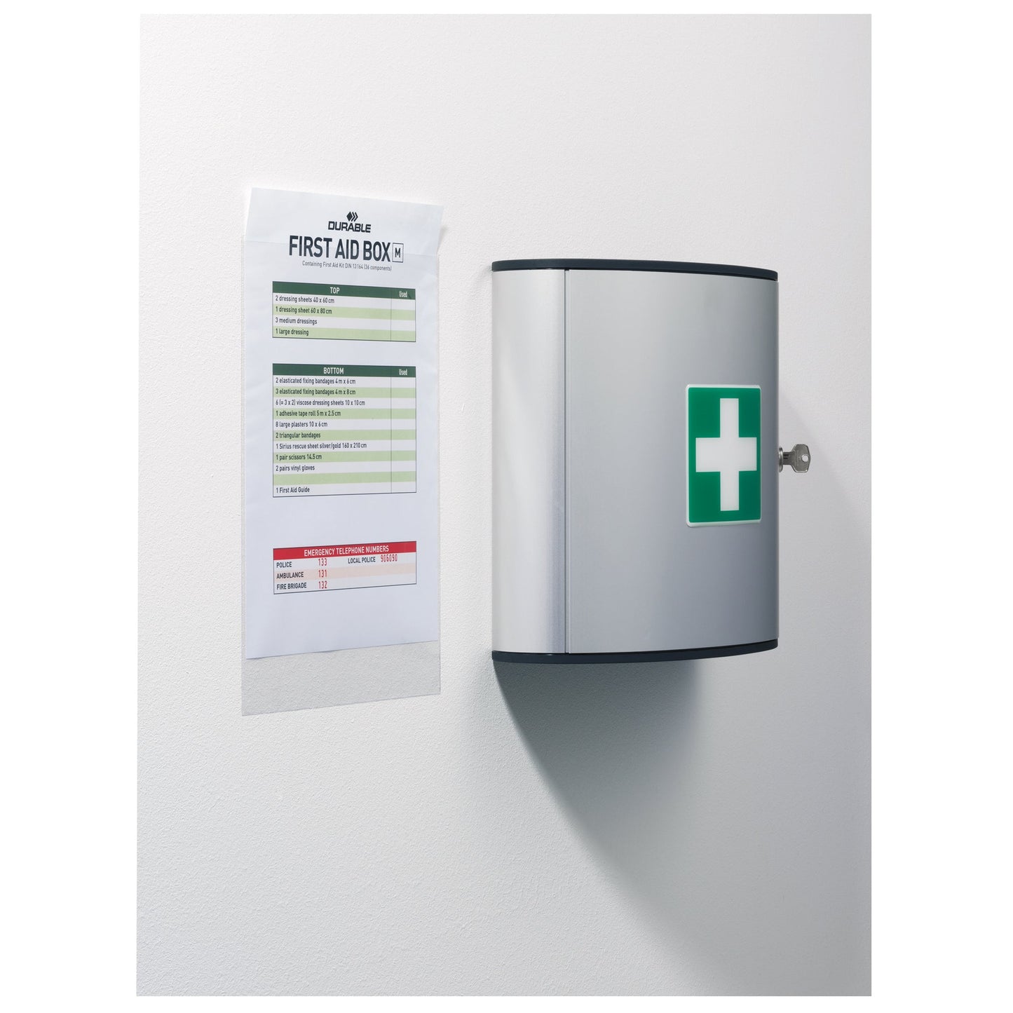 DURABLE Selbstklebetasche POCKETFIX® 30,2 x 21,6 cm (B x H) DIN A4 Kunststoff transparent 25 St./Pack.