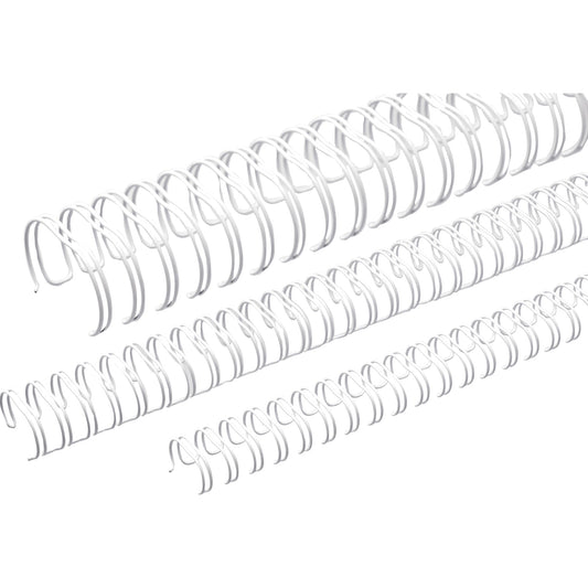RENZ Drahtbinderücken 311270034 A4 12,7mm 34Ringe weiß 100St