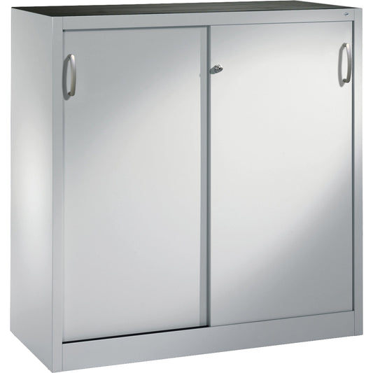 C+P Werkzeugschrank Acurado 1.200 x 1.200 x 400 mm (B x H x T) inkl. Gummiriefenmatte Stahl, lackiert Farbe der Front: lichtgrau Farbe des Korpus: lichtgrau