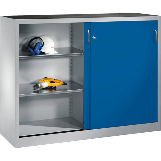 C+P Werkzeugschrank Acurado 1.600 x 1.200 x 400 mm (B x H x T) Stahl, lackiert Farbe der Front: enzianblau Farbe des Korpus: lichtgrau