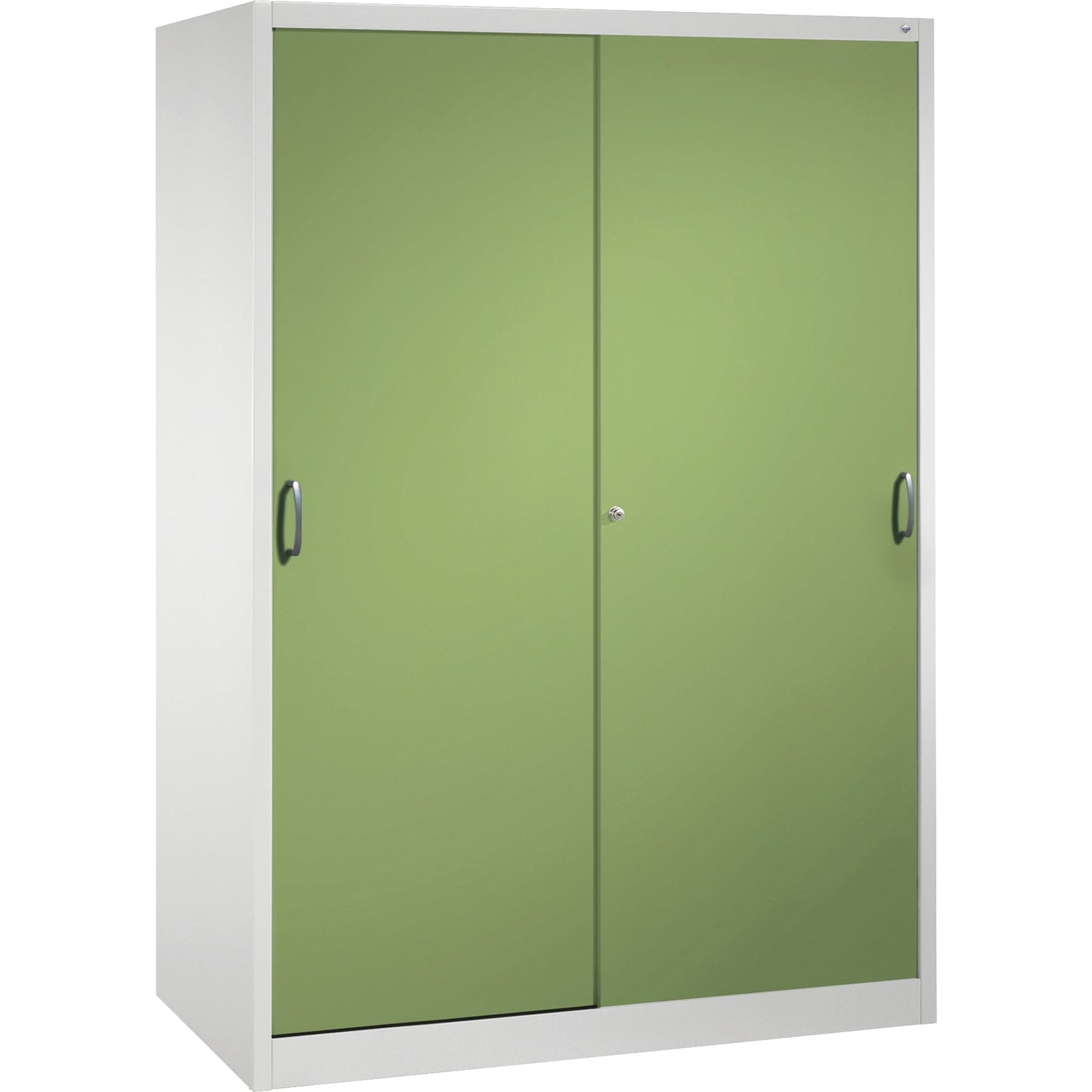 C+P Werkzeugschrank Acurado 1.600 x 1.950 x 600 mm (B x H x T) Stahl, lackiert Farbe der Front: resedagrün Farbe des Korpus: lichtgrau