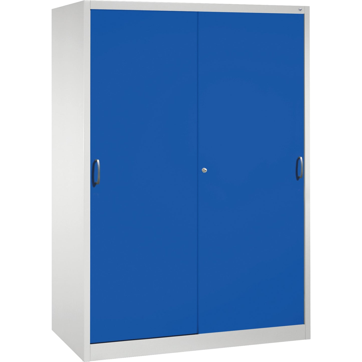 C+P Werkzeugschrank Acurado 1.600 x 1.950 x 600 mm (B x H x T) Stahl, lackiert Farbe der Front: enzianblau Farbe des Korpus: lichtgrau