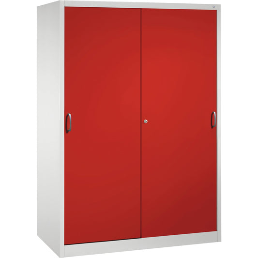 C+P Werkzeugschrank Acurado 1.600 x 1.950 x 600 mm (B x H x T) Stahl, lackiert Farbe der Front: rubinrot Farbe des Korpus: lichtgrau