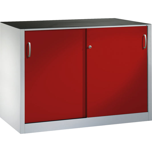 C+P Werkzeugschrank Acurado 1.600 x 1.000 x 600 mm (B x H x T) Stahl, lackiert Farbe der Front: rubinrot Farbe des Korpus: lichtgrau