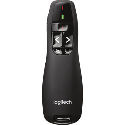 Logitech Wireless Presenter R400 115,5 x 37,8 x 27,4 mm (B x H x T) Windows® universell 10m inkl. USB-Empfänger schwarz