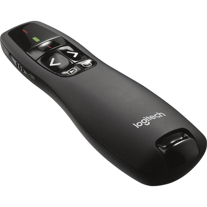 Logitech Wireless Presenter R400 115,5 x 37,8 x 27,4 mm (B x H x T) Windows® universell 10m inkl. USB-Empfänger schwarz