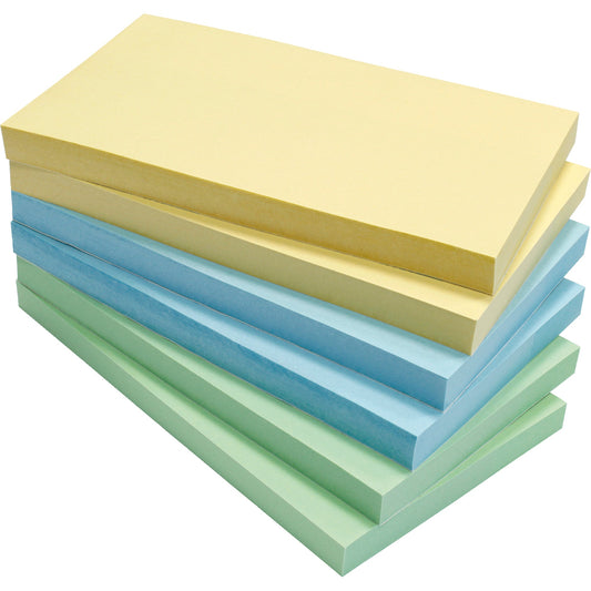 Soennecken Haftnotiz oeco Recycling 125 x 75 mm (B x H) farbig sortiert 100 Bl./Block 6 Block/Pack.