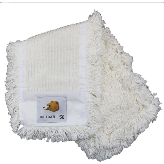Wischmopp Tuftbär GVS Klapphalter 50 % Baumwolle, 50 % Polyester weiß