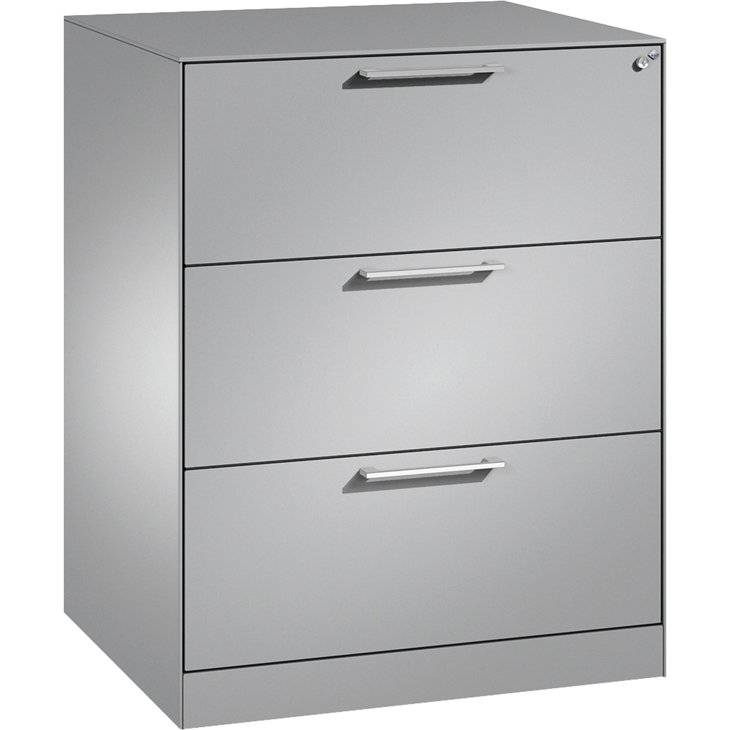 C+P Hängeregistraturschrank Asisto 800 x 998 x 600 mm (B x H x T) Stahl, lackiert weißaluminium