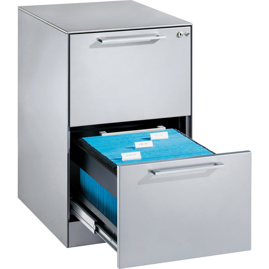 C+P Hängeregistraturschrank Asisto 440 x 698 x 600 mm (B x H x T) Stahl, lackiert lichtgrau