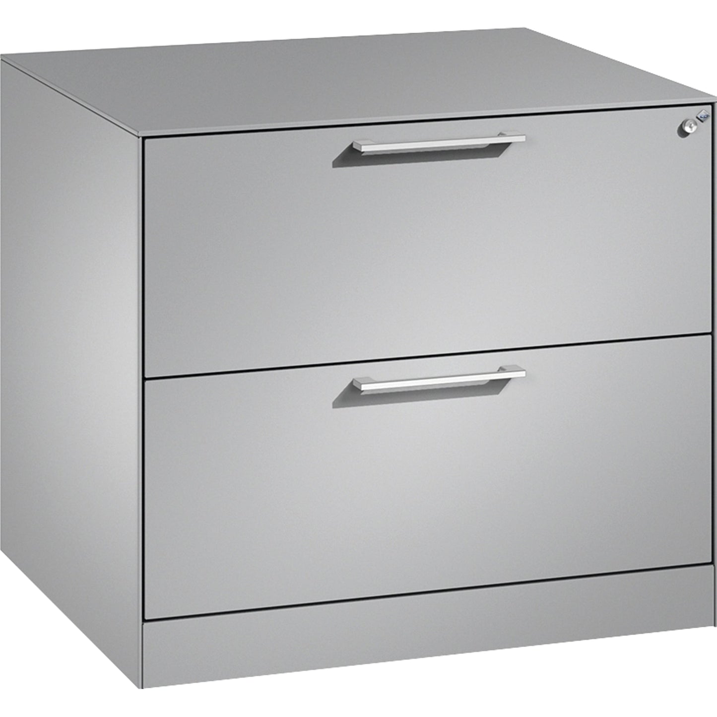 C+P Hängeregistraturschrank Asisto 800 x 698 x 600 mm (B x H x T) Stahl, lackiert weißaluminium