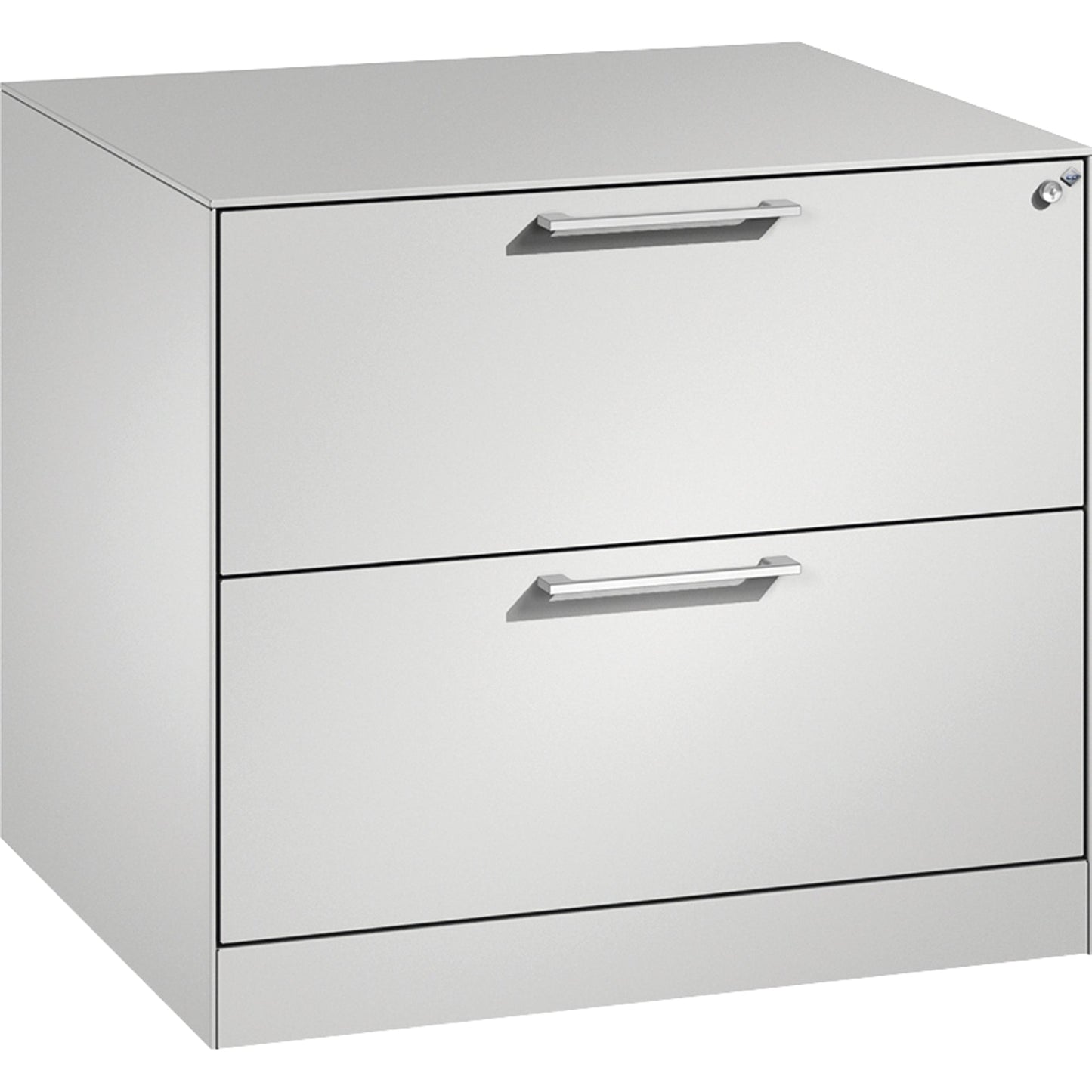 C+P Hängeregistraturschrank Asisto 800 x 698 x 600 mm (B x H x T) Stahl, lackiert lichtgrau