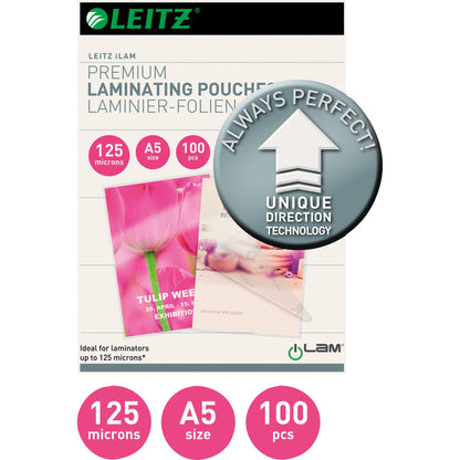 Leitz Laminierfolie iLAM DIN A5 125µm glänzend 100 St./Pack.