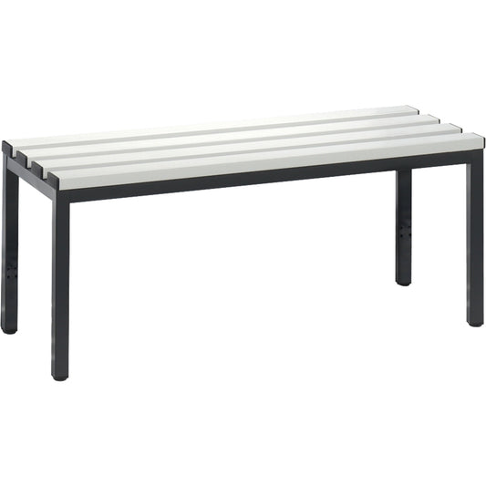 C+P Umkleidebank Basic 1.000 x 420 x 353 mm (B x H x T) schwarzgrau