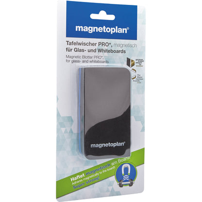 magnetoplan® Tafelwischer Pro+ Glasboard, Whiteboard, Flipchart schwarz/blau