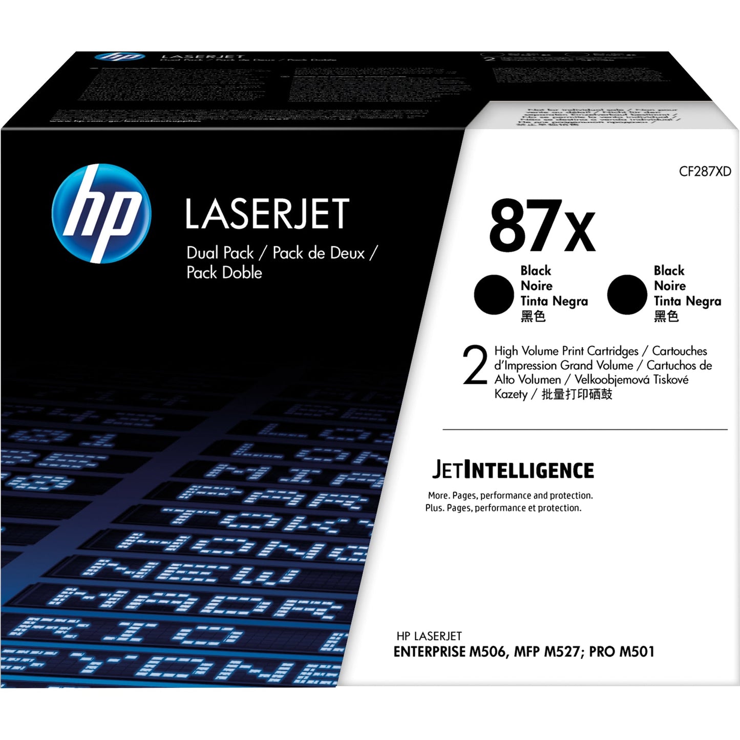 HP Toner Originalzubehör 87X ca. 2 x 18.000 Seiten schwarz 2 St./Pack.
