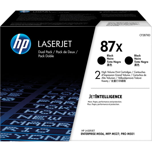 HP Toner Originalzubehör 87X ca. 2 x 18.000 Seiten schwarz 2 St./Pack.
