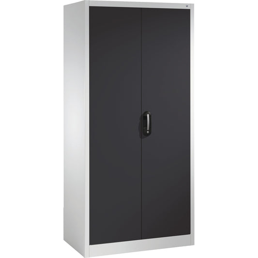 C+P Werkzeugschrank Serie 89 930 x 1.950 x 500 mm (B x H x T) Stahl, lackiert Farbe der Front: schwarzgrau Farbe des Korpus: lichtgrau