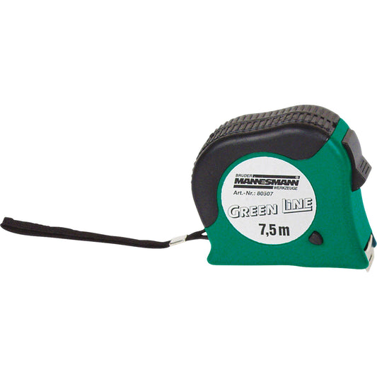 BRÜDER MANNESMANN Maßband 25 mm x 7,5 m (B x L) Stahl grün