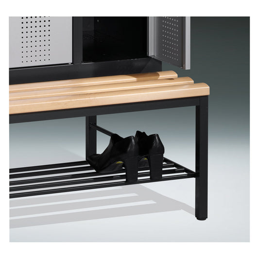 C+P Schuhrost Kleiderspind Stahl, lackiert schwarzgrau